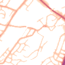 Daytime road noise heatmap for SY3 9HT