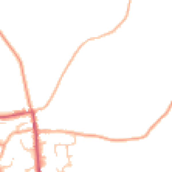 Daytime road noise heatmap for SY4 2FR