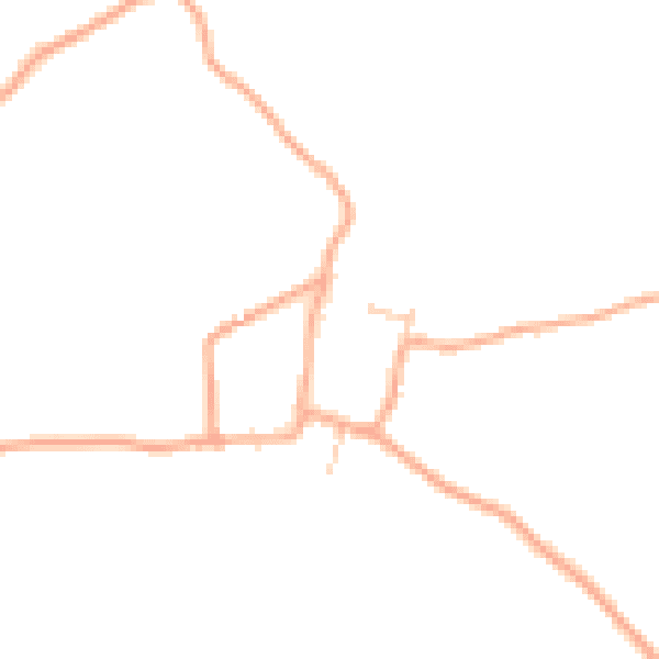 Daytime road noise heatmap for SY4 4PX