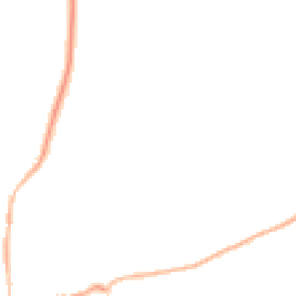 Night-time road noise heatmap for SY4 5LU