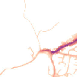 Daytime road noise heatmap for SY5 0AF