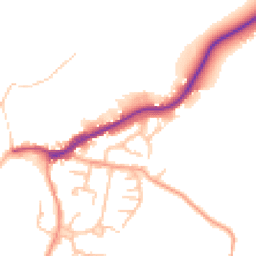 Daytime road noise heatmap for SY5 0AT