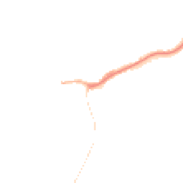 Night-time road noise heatmap for SY5 0BB