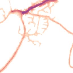 Daytime road noise heatmap for SY5 0BY