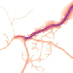 Daytime road noise heatmap for SY5 0DR