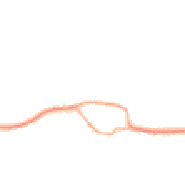 Night-time road noise heatmap for SY5 0FG