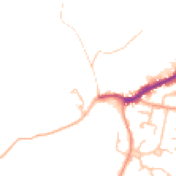 Daytime road noise heatmap for SY5 0FR