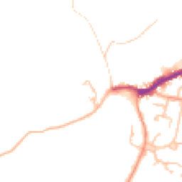 Daytime road noise heatmap for SY5 0HL
