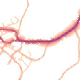 Daytime road noise heatmap for SY5 0QD