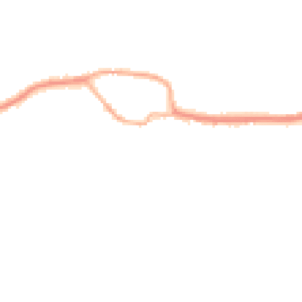 Night-time road noise heatmap for SY5 0QE