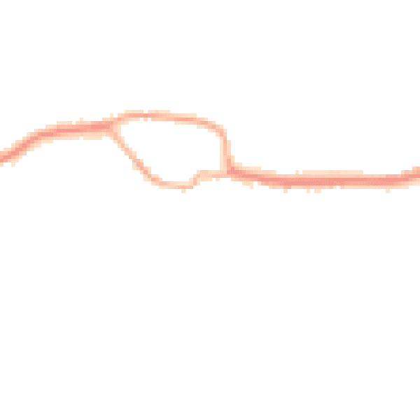 Night-time road noise heatmap for SY5 0RE