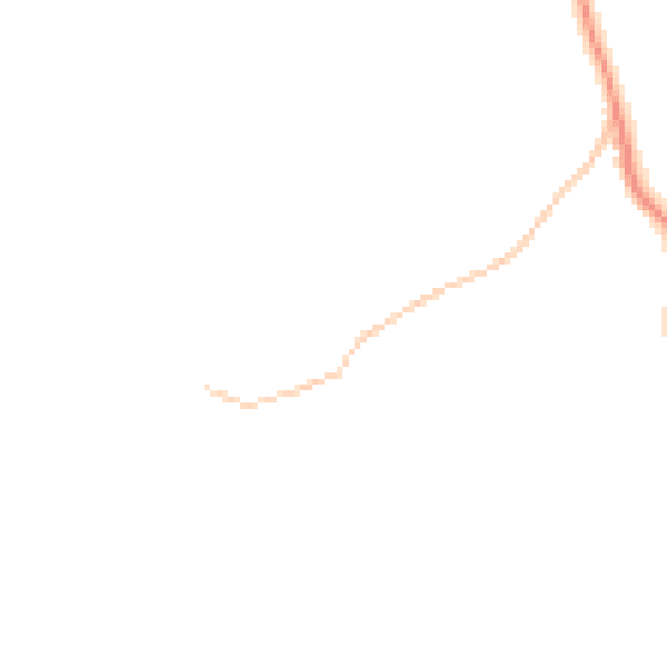 Daytime road noise heatmap for SY5 6JA