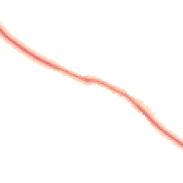 Night-time road noise heatmap for SY5 6LQ