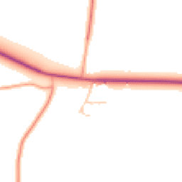 Daytime road noise heatmap for SY5 6QE
