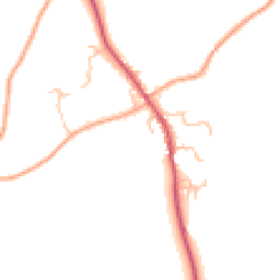 Daytime road noise heatmap for SY5 7ES