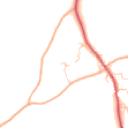 Daytime road noise heatmap for SY5 7LD