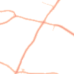 Daytime road noise heatmap for SY5 8EP