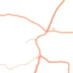 Daytime road noise heatmap for SY5 8EY