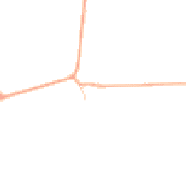 Daytime road noise heatmap for SY5 8HD