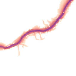 Daytime road noise heatmap for SY5 8NG
