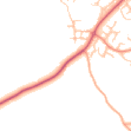Daytime road noise heatmap for SY5 8NS