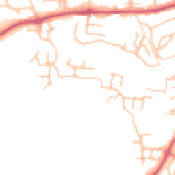 Daytime road noise heatmap for SY5 8PY