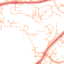 Daytime road noise heatmap for SY5 8QL