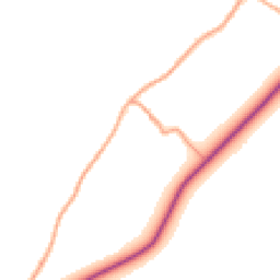 Daytime road noise heatmap for SY5 9HH