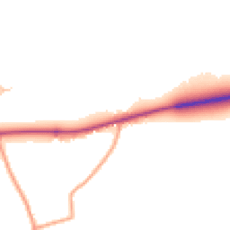 Daytime road noise heatmap for SY5 9LB