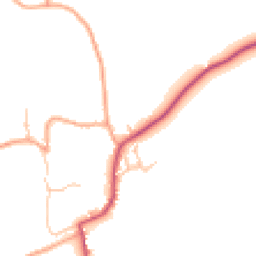 Daytime road noise heatmap for SY7 0AZ