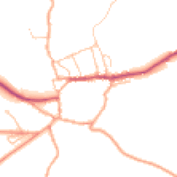 Daytime road noise heatmap for SY7 8JD