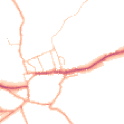 Daytime road noise heatmap for SY7 8LQ