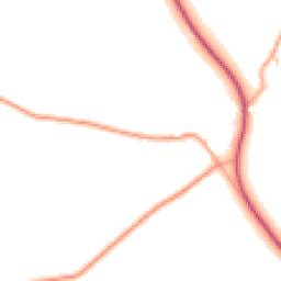 Daytime road noise heatmap for SY7 9AY