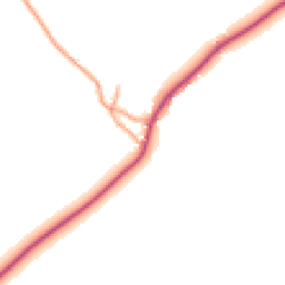 Daytime road noise heatmap for SY7 9EP