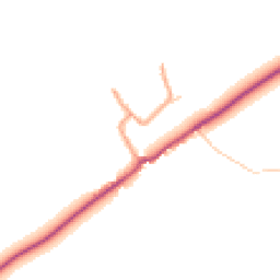 Daytime road noise heatmap for SY7 9ET