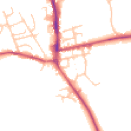 Daytime road noise heatmap for SY7 9RG