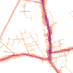 Daytime road noise heatmap for SY7 9RL