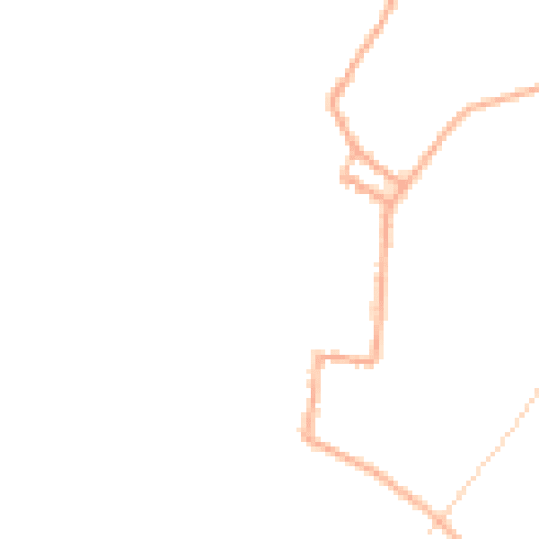 Night-time road noise heatmap for SY9 5AJ