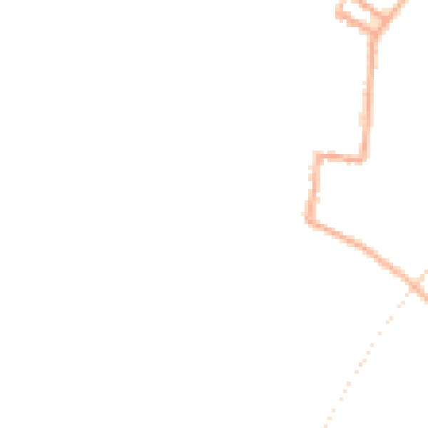 Night-time road noise heatmap for SY9 5AP