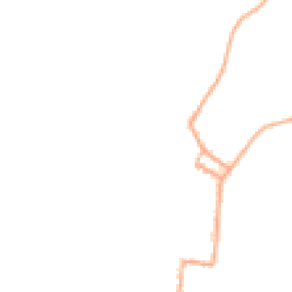 Night-time road noise heatmap for SY9 5BT