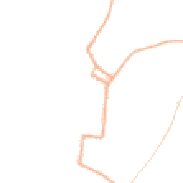 Night-time road noise heatmap for SY9 5DE