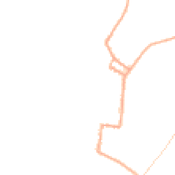 Night-time road noise heatmap for SY9 5DF