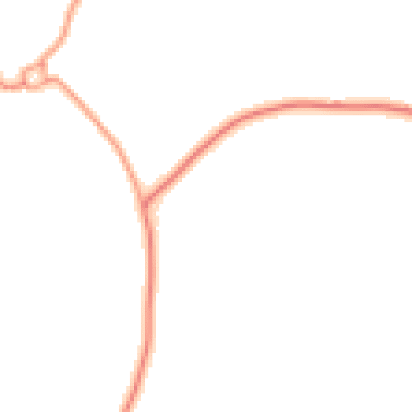 Daytime road noise heatmap for SY9 5DS