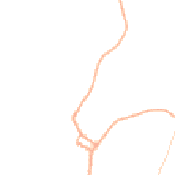 Night-time road noise heatmap for SY9 5EZ