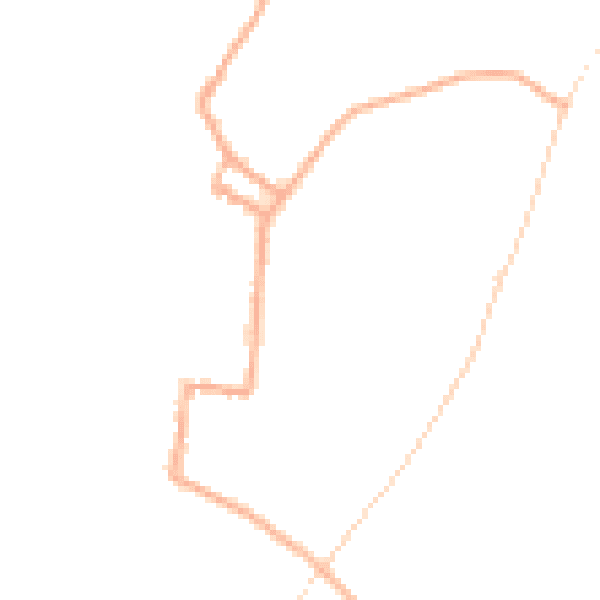 Night-time road noise heatmap for SY9 5FB