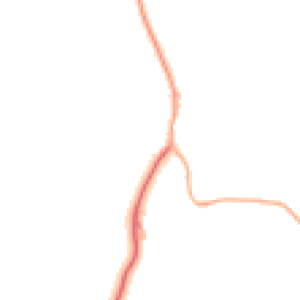 Night-time road noise heatmap for SY9 5HB