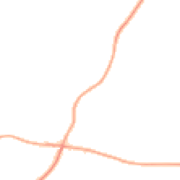 Daytime road noise heatmap for SY9 5JU