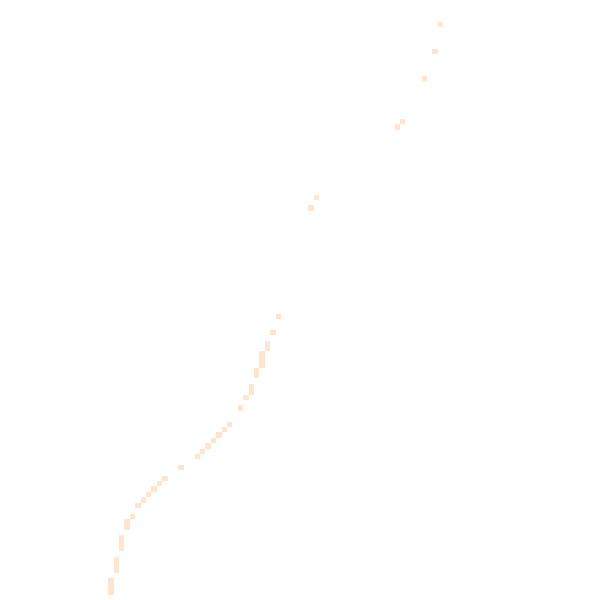 Night-time road noise heatmap for SY9 5JX