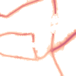 Night-time road noise heatmap for TA1 1AT