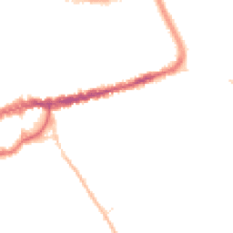 Night-time road noise heatmap for TA1 3AT